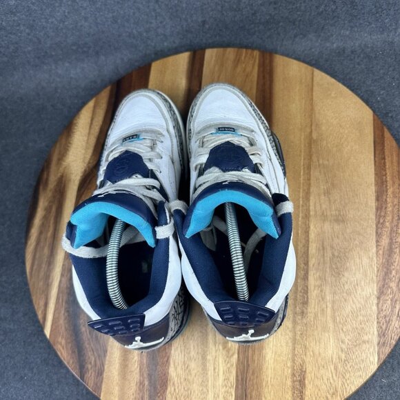 Nike Air Jordan Son Of Mars Low 'Hornets' Mens Size 8.5 White Midnight Navy - Picture 10 of 15